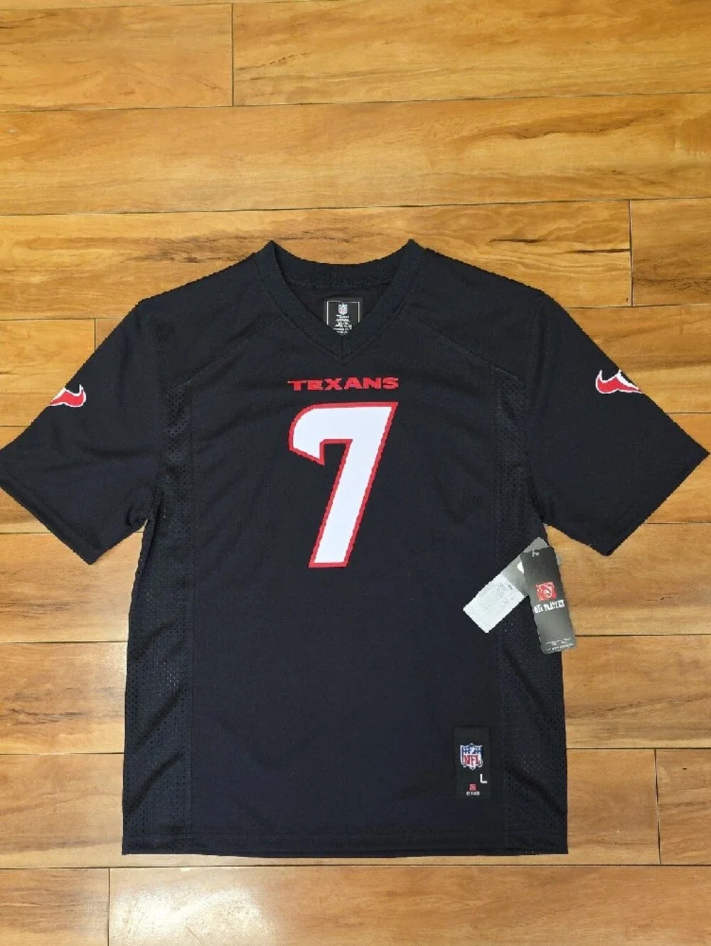 NEW C.J. Stroud NFL Houston Texans Football Game Jersey Youth LG (14/26) Black